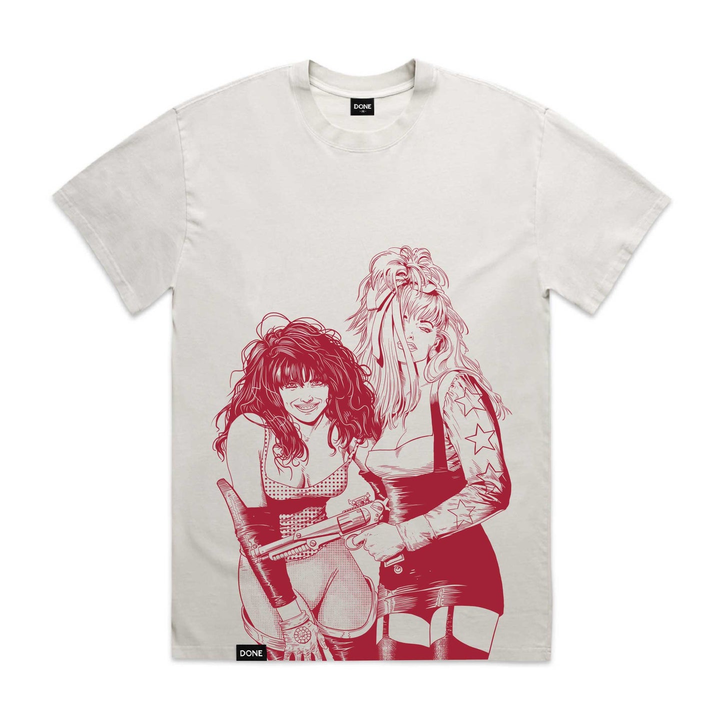 Red 2000AD Tee (Bone)