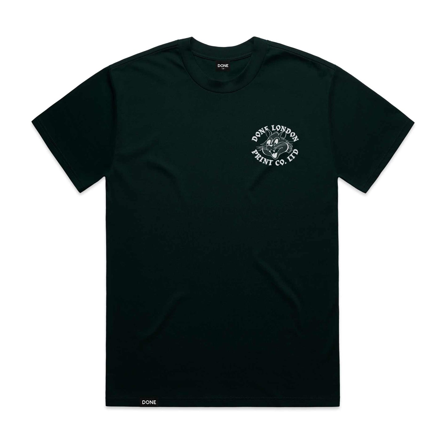 Cat Tee (Pine Green)