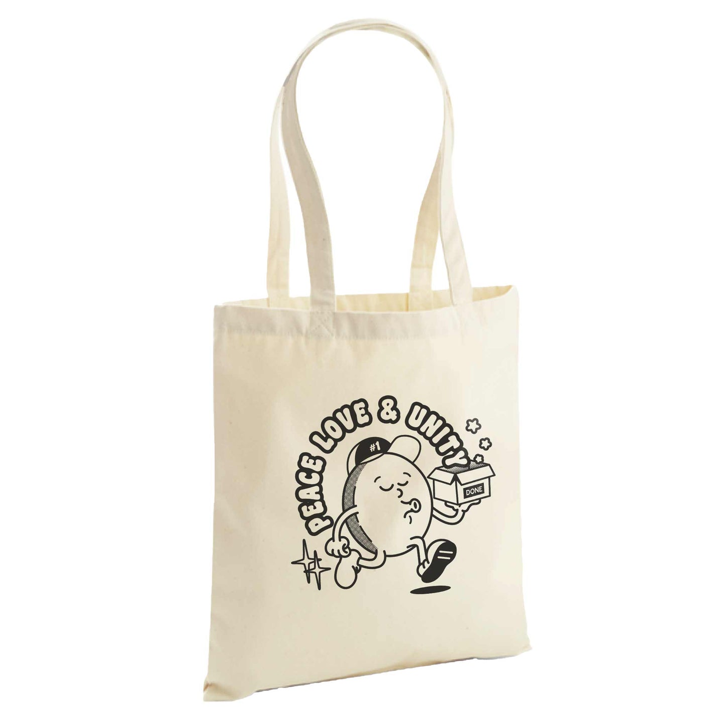 100x Tote Bags With 1 Colour Print