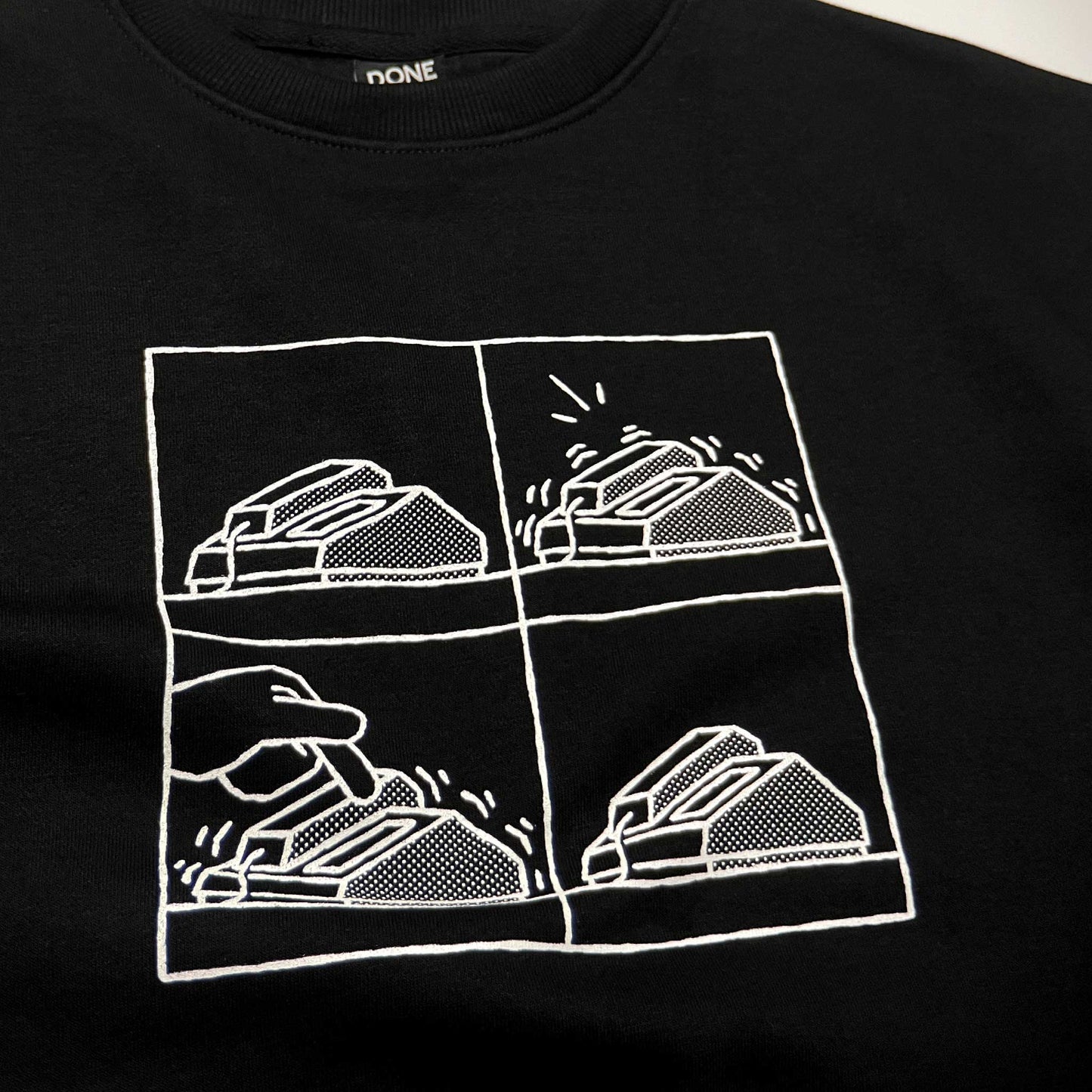 Phone Crewneck (Black)