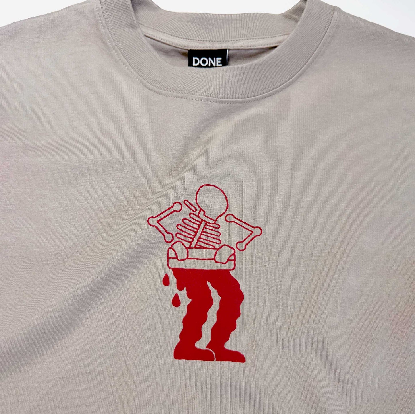 Skelly Tee (Mushroom)