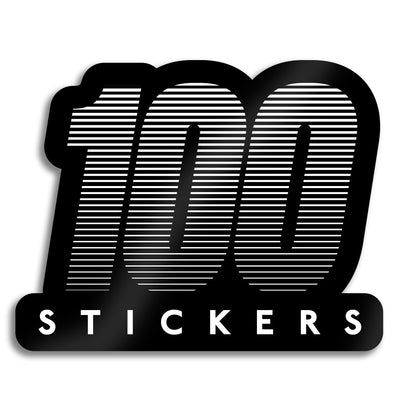 100 Gloss Vinyl Stickers