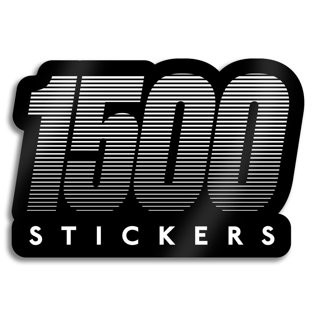 1500 Gloss Vinyl Stickers