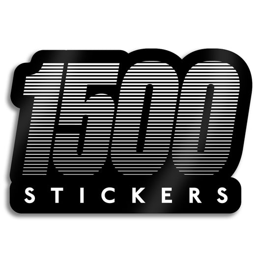 1500 Gloss Vinyl Stickers