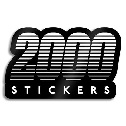 2000 Gloss Vinyl Stickers