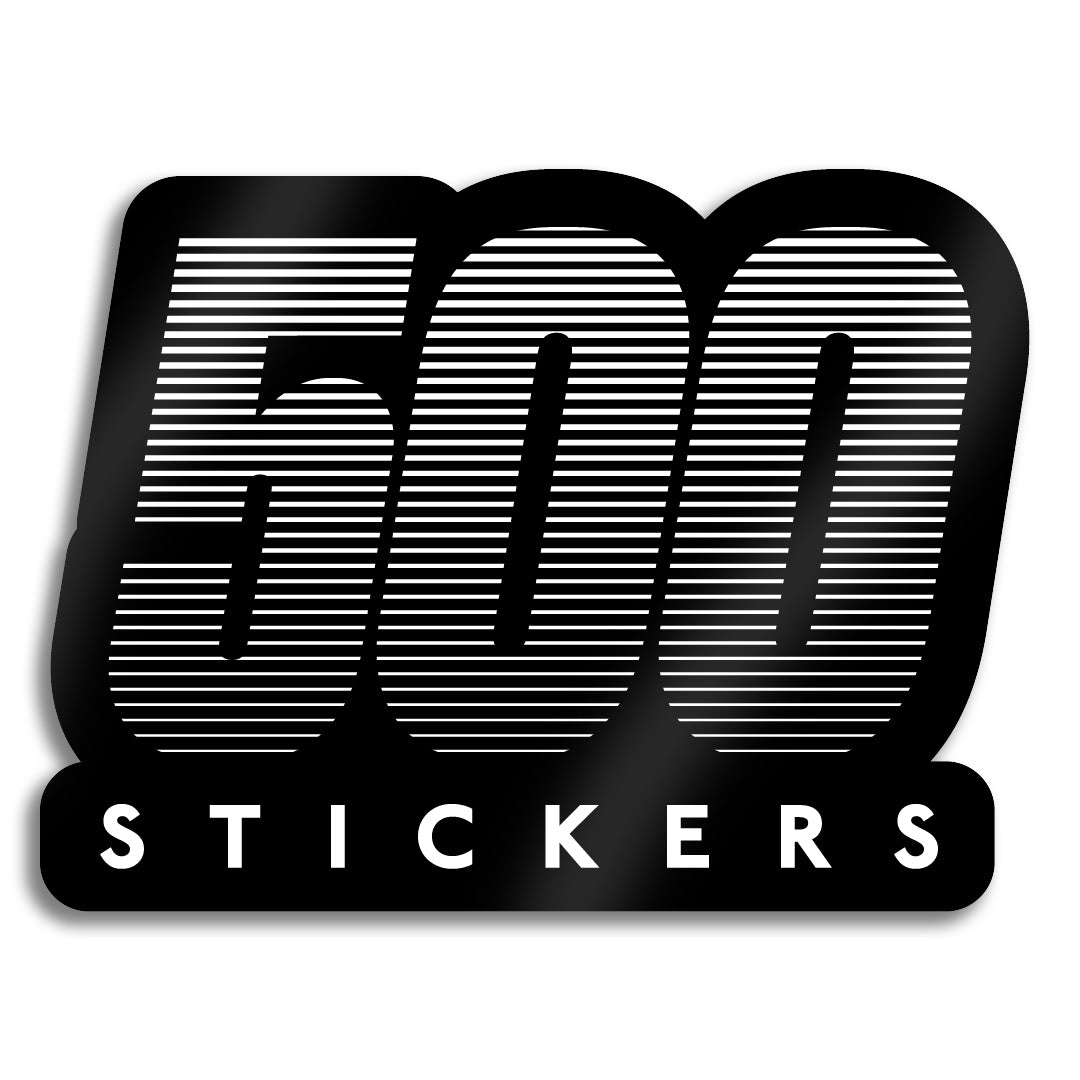 500 Gloss Vinyl Stickers
