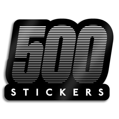 500 Gloss Vinyl Stickers