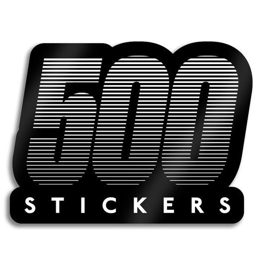 500 Gloss Vinyl Stickers