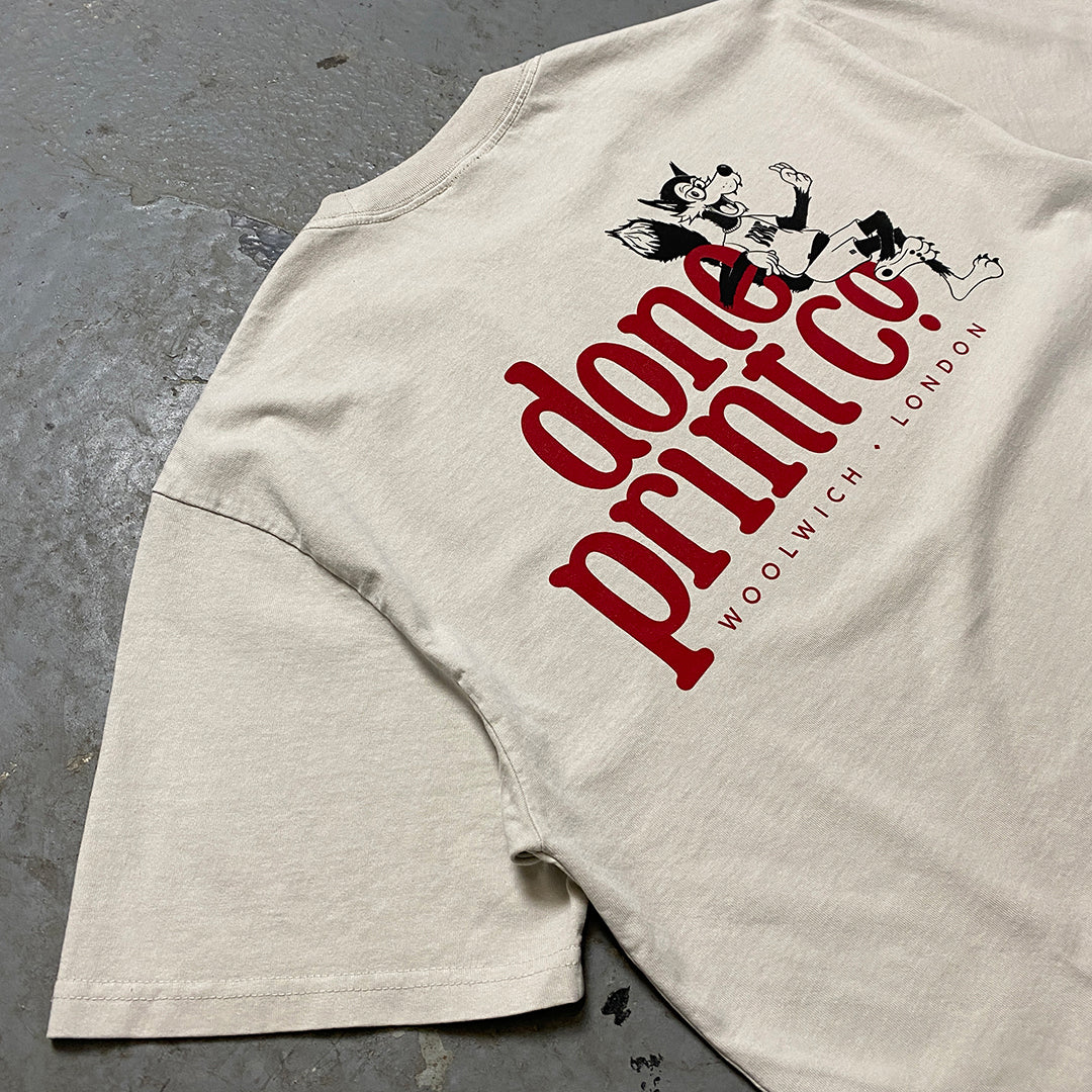 DPC Wolf Tee (Bone)