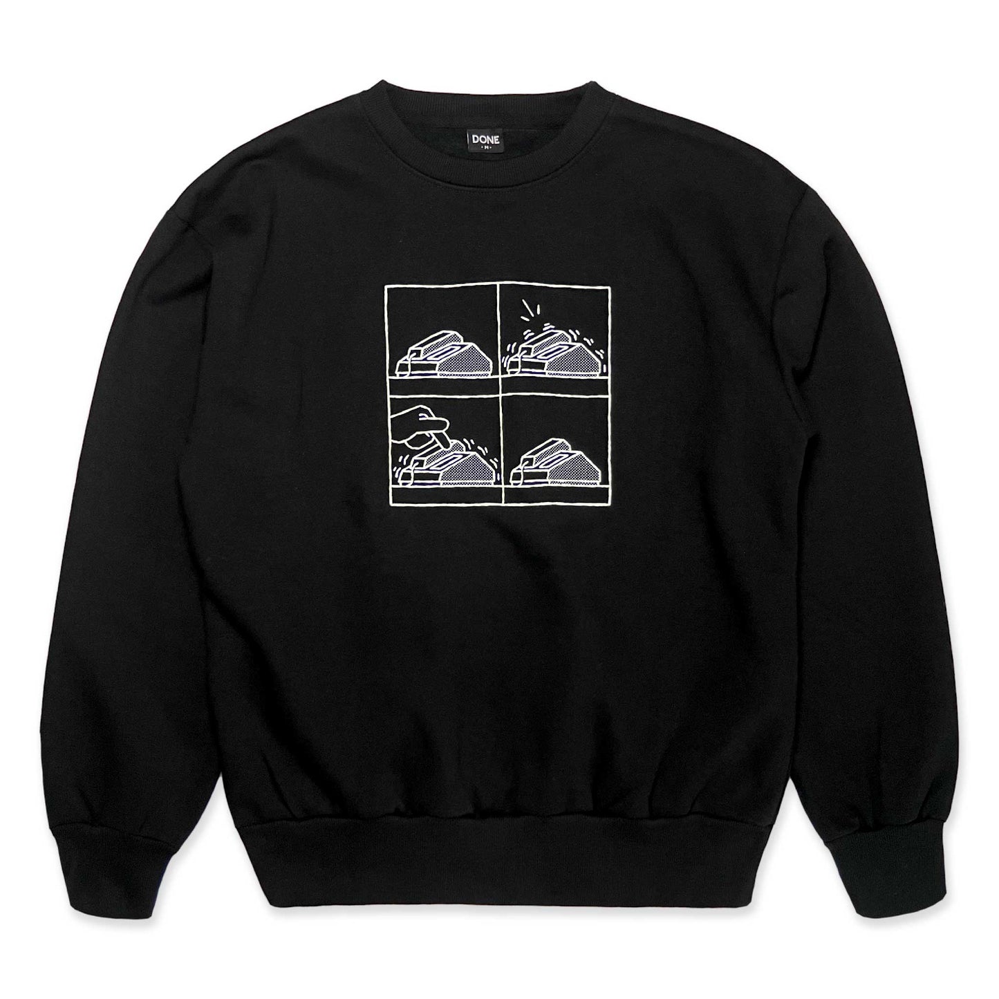 Phone Crewneck (Black)