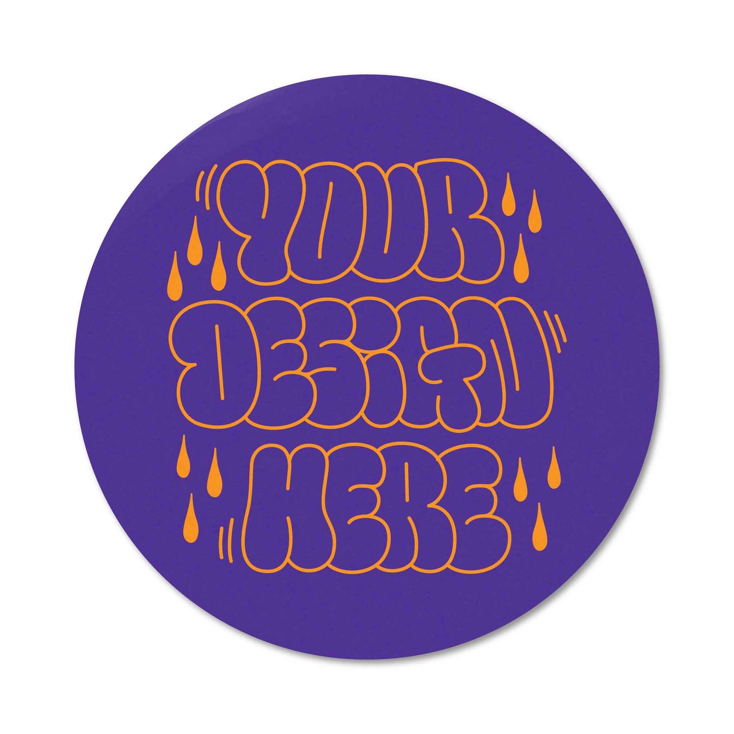 250 Circular Stickers - Glossy or Matte Vinyl
