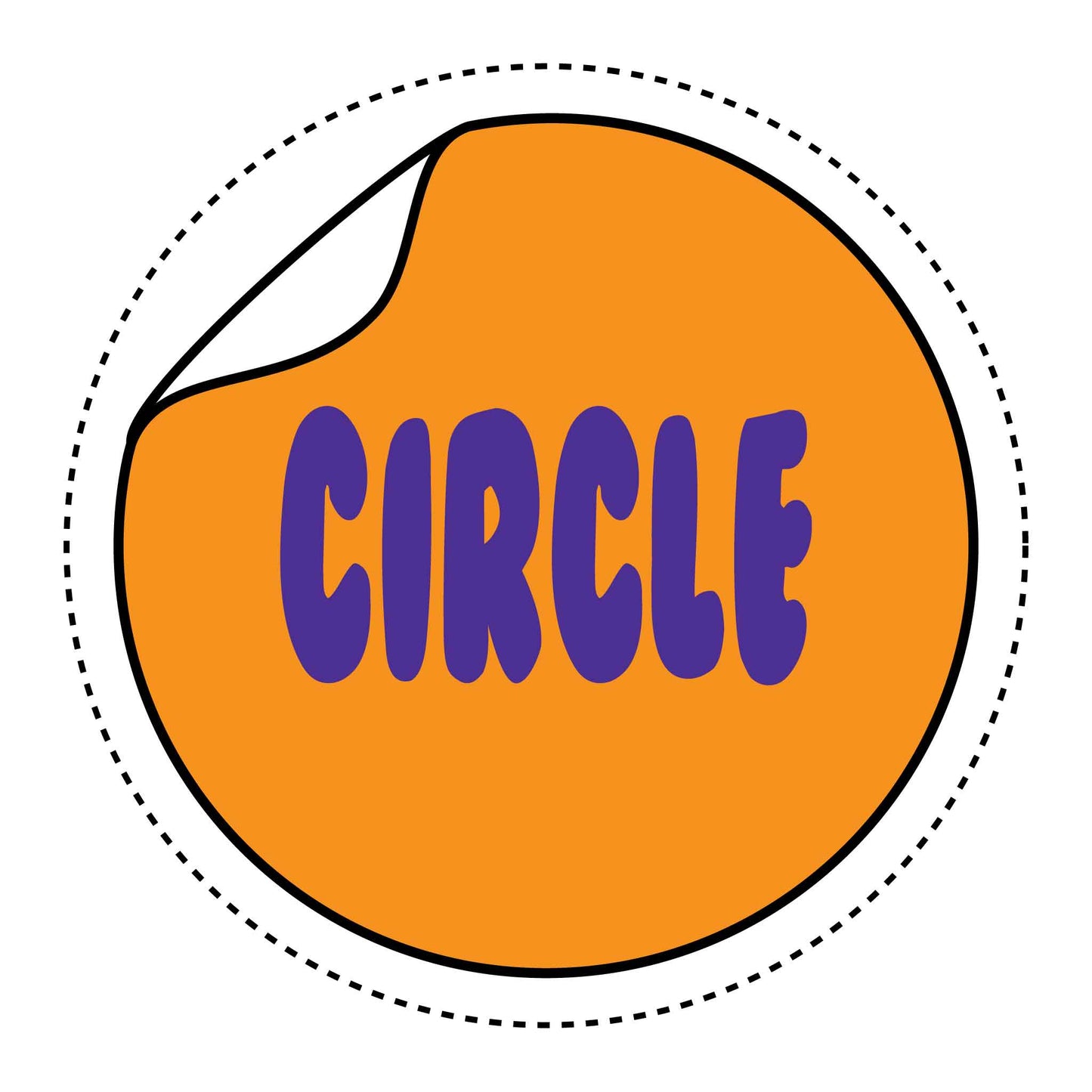 250 Circular Stickers - Glossy or Matte Vinyl