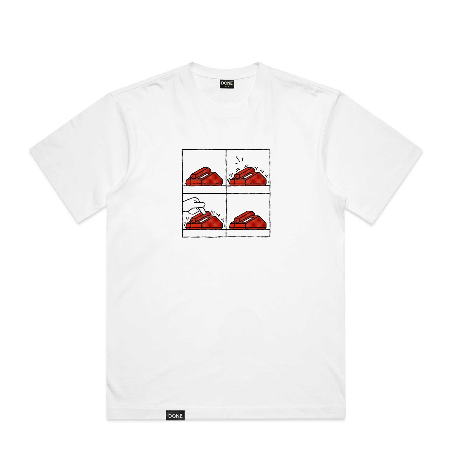 Phone Tee (White)